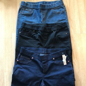 Faded Glory Super Skinny Jegging 3 Pair Lot SZ:14